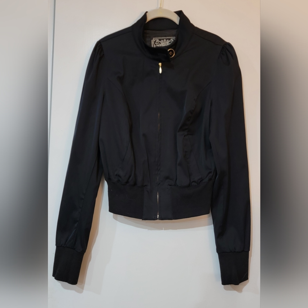 Guess Stretch satin jacket Size XL